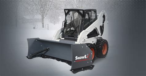 6 foot skid steer snow pusher|snowex plows for skid steers.